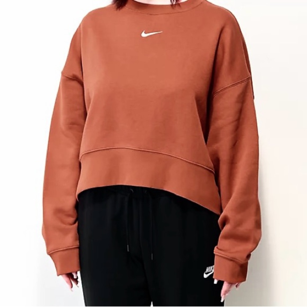 Nike Women's Burnt Orange pheonix Sweatshirt